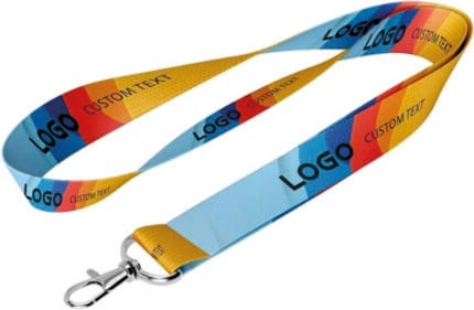 Lanyard con Gancho de Metal Plateado